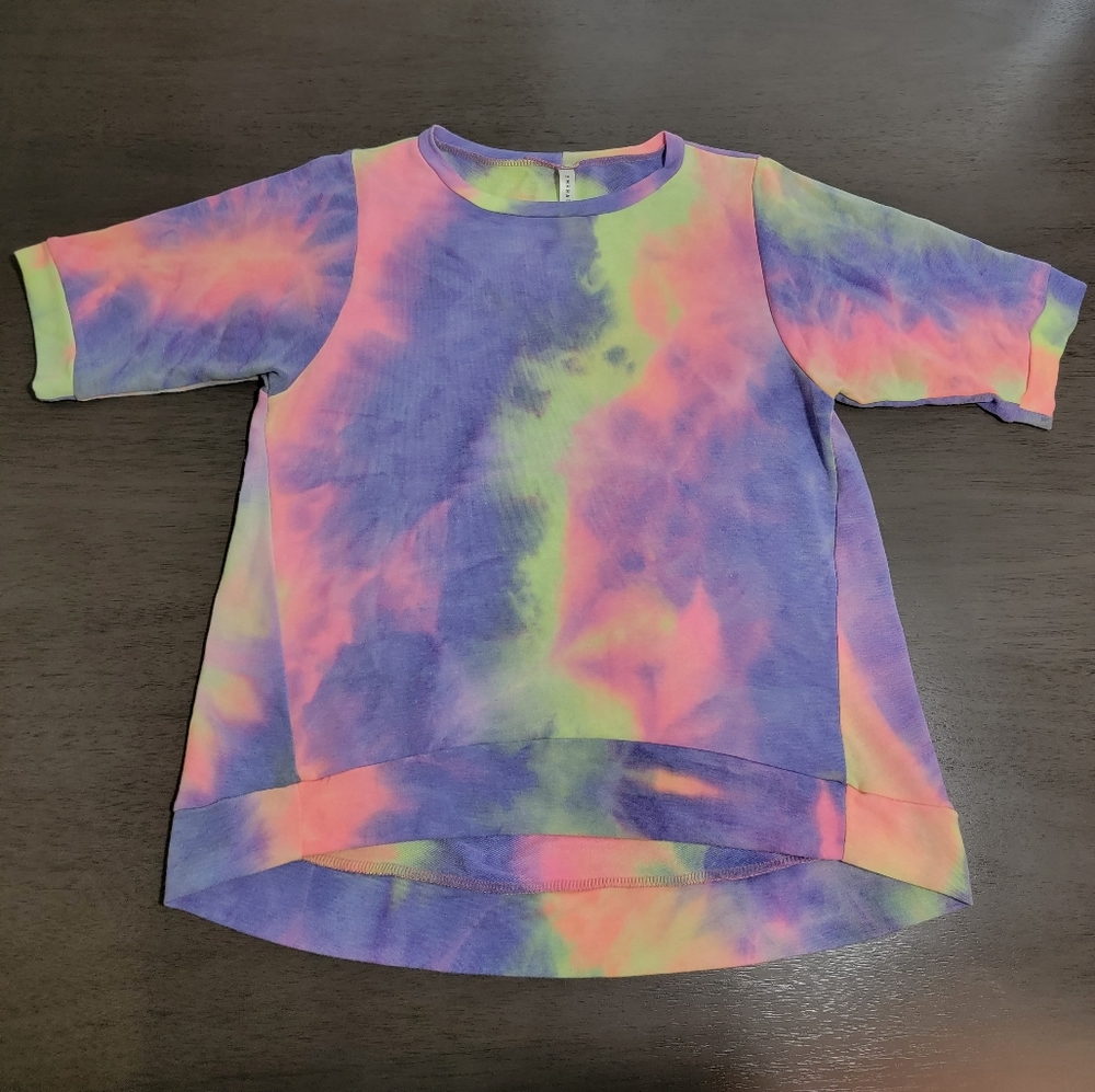 Emerald Tie Dye Knit Top